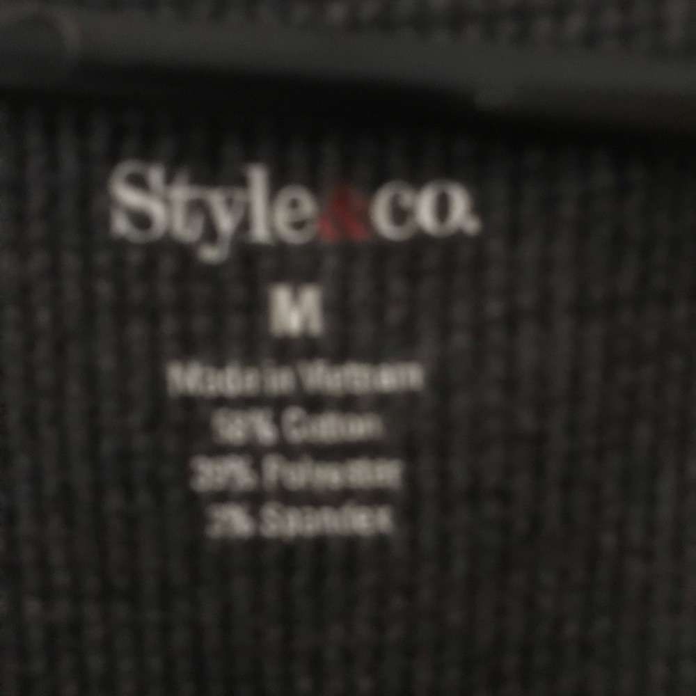 Gray Style & Co. Cold Shoulder - Picture 2 of 3